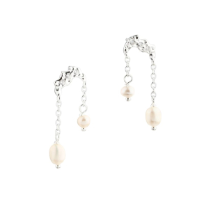 *MILENA PEARL EARSTUD | SILVER