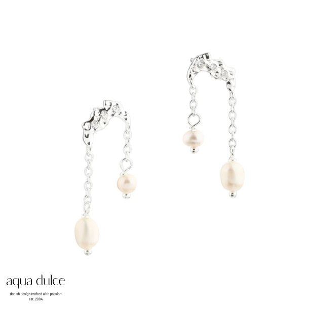 MILENA PEARL EARSTUD | SILVER