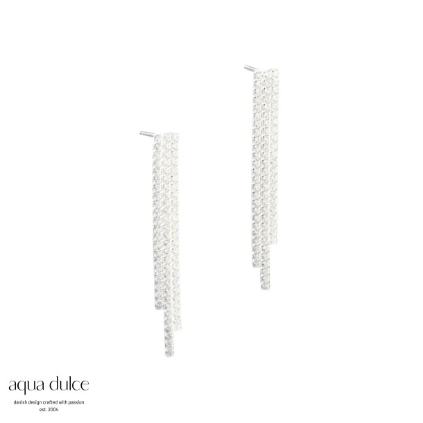 TENNIS DARLING EARSTUD  |  SILVER