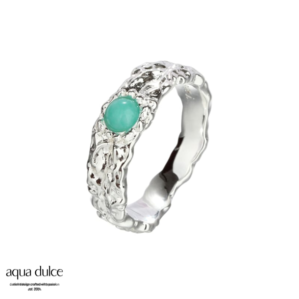Ring | AMAZONIT MILA RING SILVER