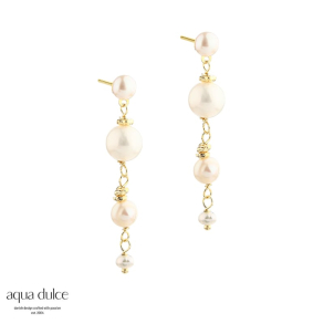 GHITA SHORT PEARL | GOLDEN