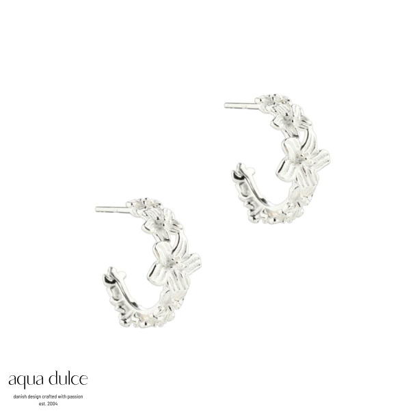 JASMIN MEDIUM HOOP | SILVER