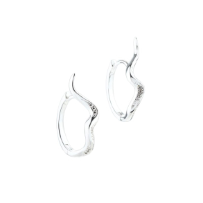 *DARLING RIVER HOOP BIG | SILVER