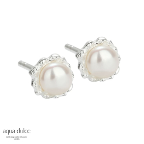 PEARL STUD | SILVER