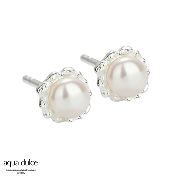 PEARL STUD | SILVER