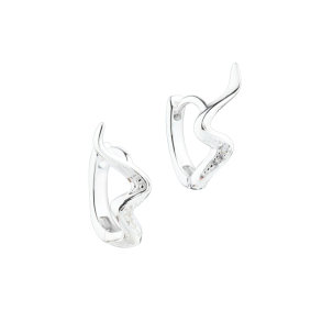 *DARLING RIVER HOOP | SILVER