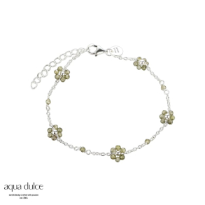 DAISY OLIVE BRACELET | SILVER
