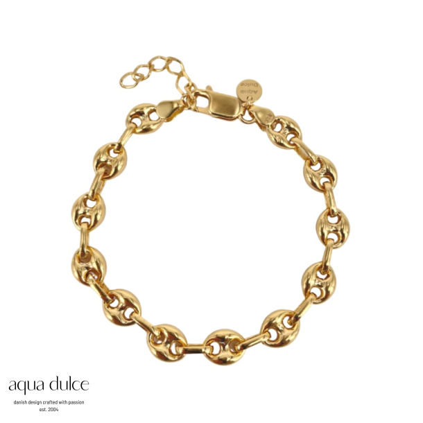 BIG COFFEE BRACELET | GOLDEN