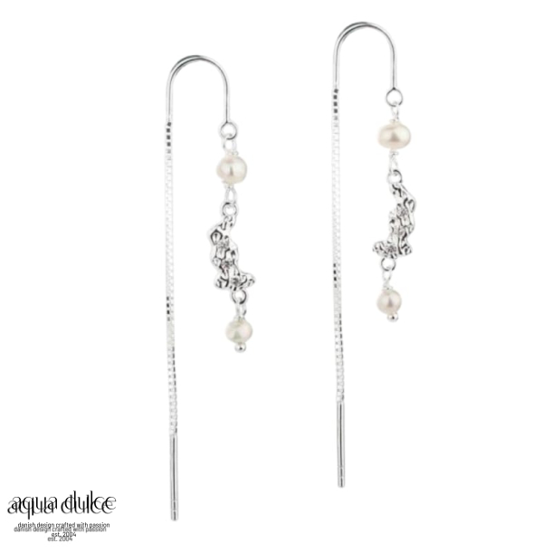 *PRETTY PEARL THREAD | SILVER