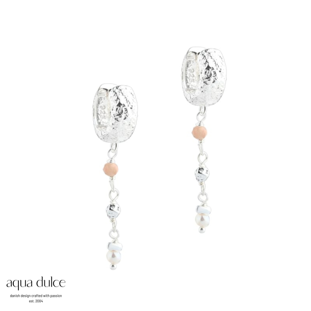 LOVE ME HOOP ROSE | SILVER