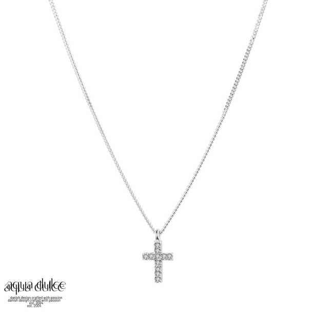 CROSS NECKLACE | SILVER