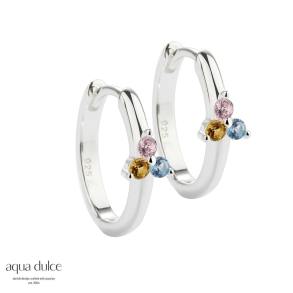 GUNNVA HOOP 15 MM. | SILVER