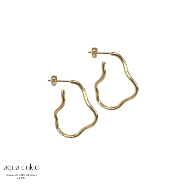 *CURLY HOOP | GOLDEN