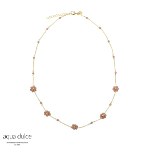 DAISY ROSE NECKLACE | GOLDEN
