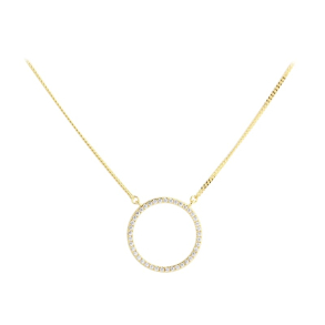 *DARLING CIRCLE NECKLACE | GOLDEN