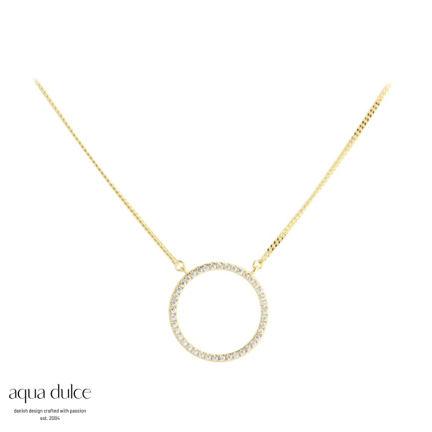 *DARLING CIRCLE NECKLACE | GOLDEN