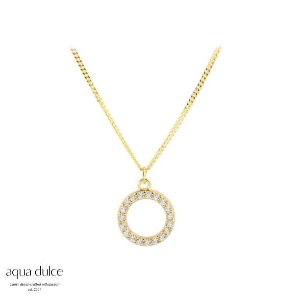 DARLING CIRCLE NECKLACE | GOLDEN