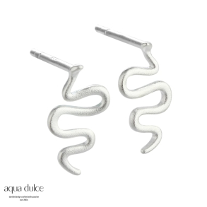 SNAKE SAND EARSTUD | SILVER