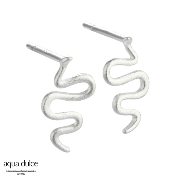 SNAKE SAND EARSTUD | SILVER