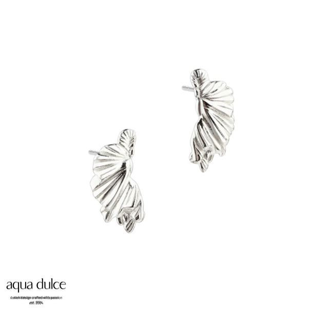 *KOI SMALL HALF LEAF | SILVER