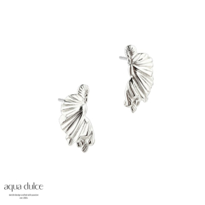 KOI SMALL HALF LEAF | SILVER