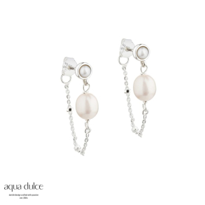 *RICE DOT EARSTUD | SILVER