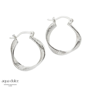 SMALL TWISTED LINES | SILVER