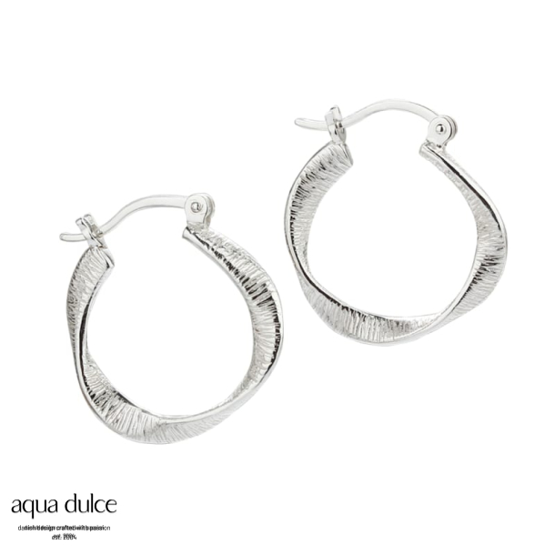 SMALL TWISTED LINES | SILVER