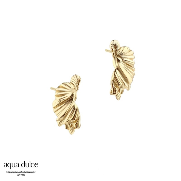 *KOI SMALL HALF LEAF | GOLDEN