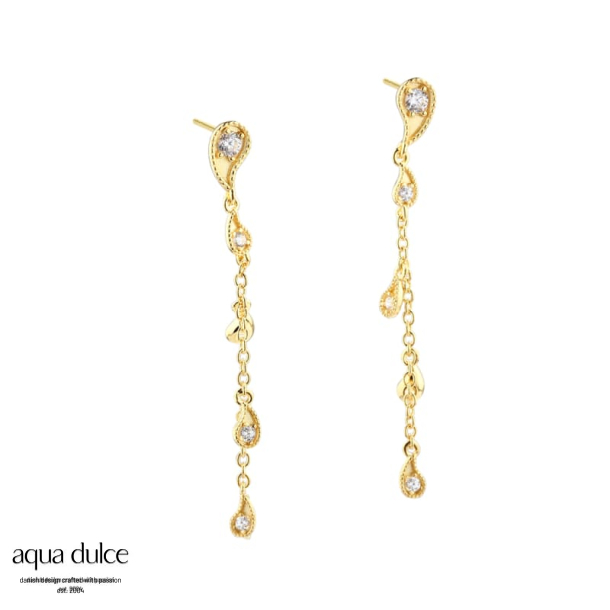 *LONG VIMS EARRING | GOLDEN