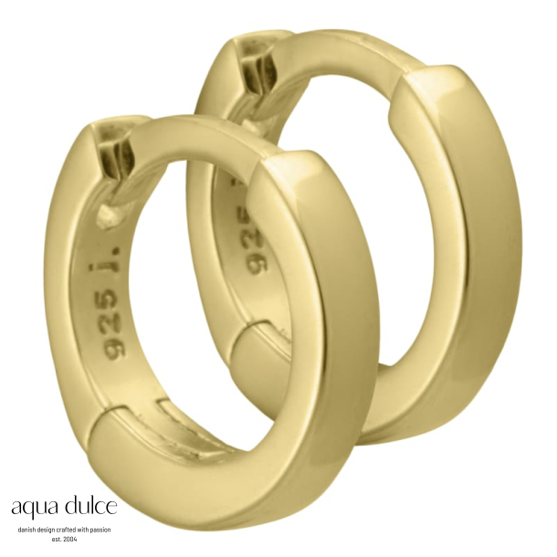 MAUDE HOOP 10 MM. | GOLDEN