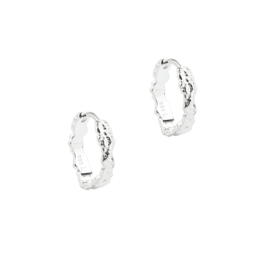 NEW MILA HOOP  | 15 MM. SILVER