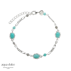 AMAZONIT MILA BRACELET | SILVER