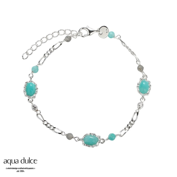 AMAZONIT MILA BRACELET | SILVER