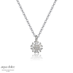 *FLOWER NECKLACE | SILVER