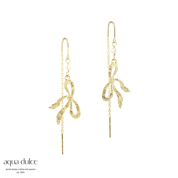 HANGING BOW EARTHREAD |  GOLDEN