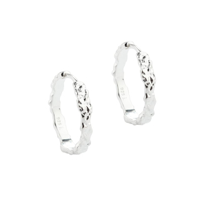 NEW MILA HOOP |  20 MM. SILVER