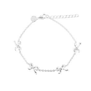 CURVE BOW BRACELET | SILVER