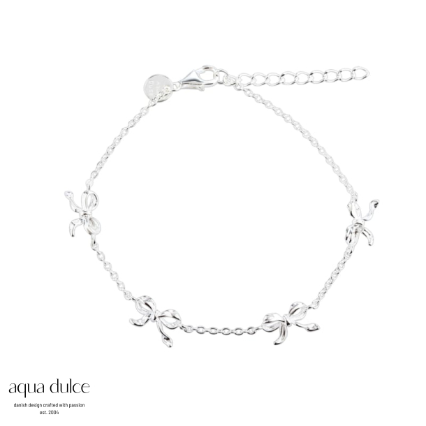 CURVE BOW BRACELET | SILVER