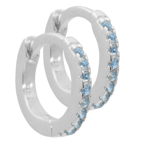 *RANVA SKY SMALL HOOP | SILVER