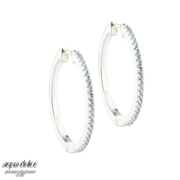 RANVA SKY X LARGE HOOP | SILVER