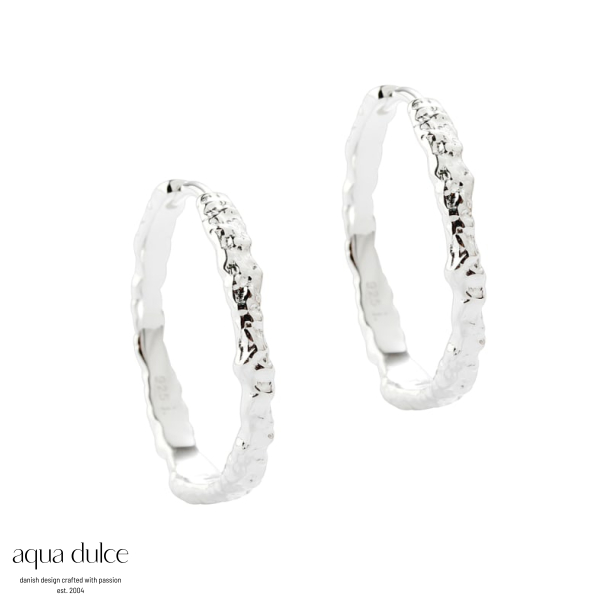 NEW MILA HOOP  |  25 MM. SILVER