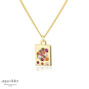 *PINK STARDUST NECKLACE | GOLDEN