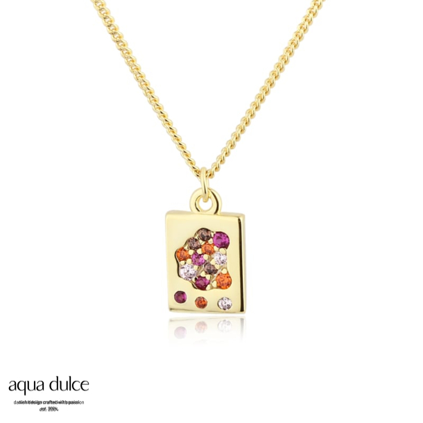 *PINK STARDUST NECKLACE | GOLDEN