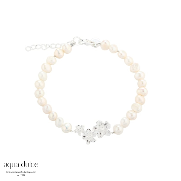 *JASMIN PEARL BRACELET | SILVER