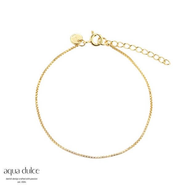 ROUND BOX BRACELET | GOLDEN