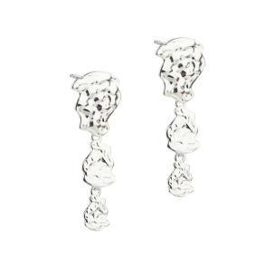 GLAM WAVE EARSTUD | SILVER