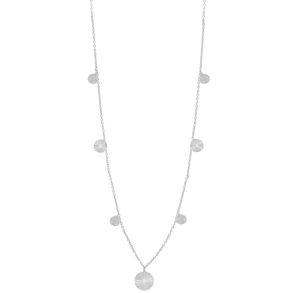 LINE COIN NECKLACE  | SILVER