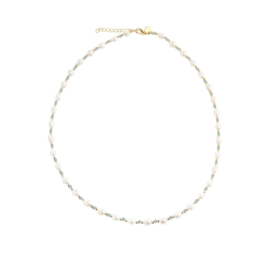 COAST BLUE NECKLACE | GOLDEN