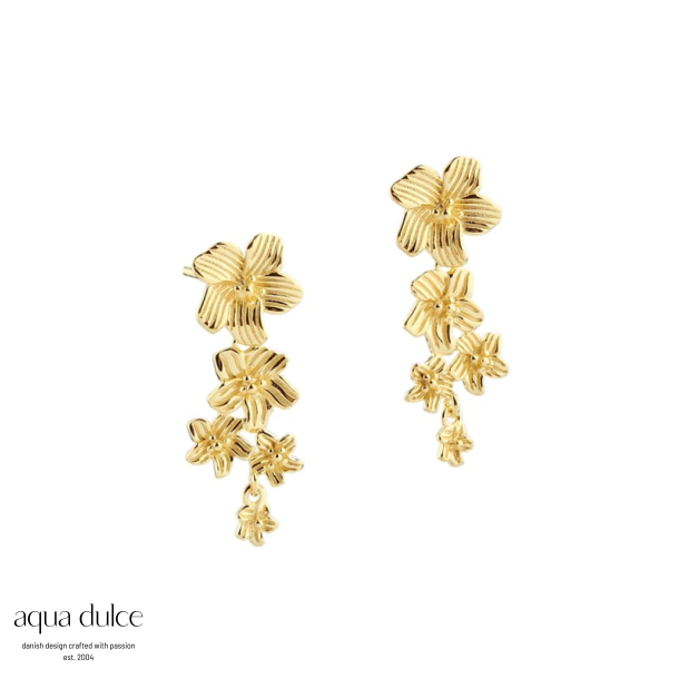 JASMIN BIG EARSTUD | GOLDEN